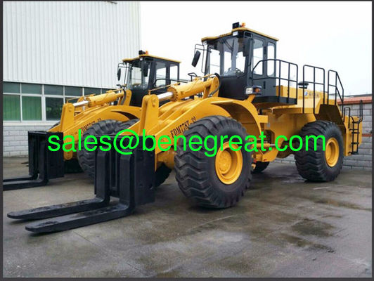 Cargadora de ruedas china de 32 toneladas, carretilla elevadora diésel de 36 toneladas con motor Cummins en venta proveedor