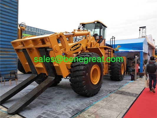 Cargador de horquilla BENE de 45 toneladas Cargador de horquilla de 45 toneladas con motor Cummins para cantera de piedra proveedor
