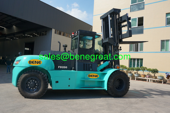 Venta de carretillas elevadoras diesel FD200 de 20 toneladas con transmisión automática ZF proveedor