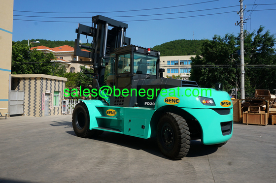 Venta de carretillas elevadoras diesel FD200 de 20 toneladas con transmisión automática ZF proveedor
