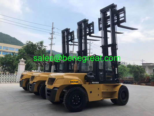 BENE 16 toneladas FD160 carretilla elevadora diésel de 16 toneladas con motor Cummins proveedor