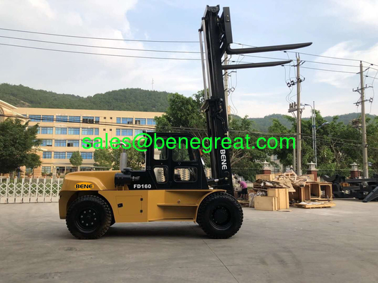 BENE 16 toneladas FD160 carretilla elevadora diésel de 16 toneladas con motor Cummins proveedor