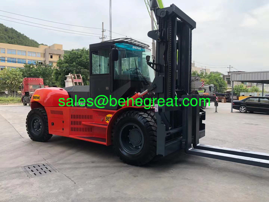 hot sale 15ton /16ton FD150 diesel forklift truck 15 ton heavy diesel forklift with cabin proveedor