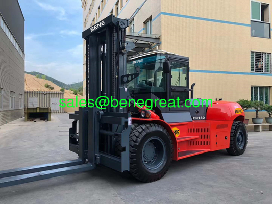 China 14,0 toneladas a 18 toneladas de diésel pesado montacargas con motor Cummins 15 toneladas de contenedor montacargas para la venta proveedor